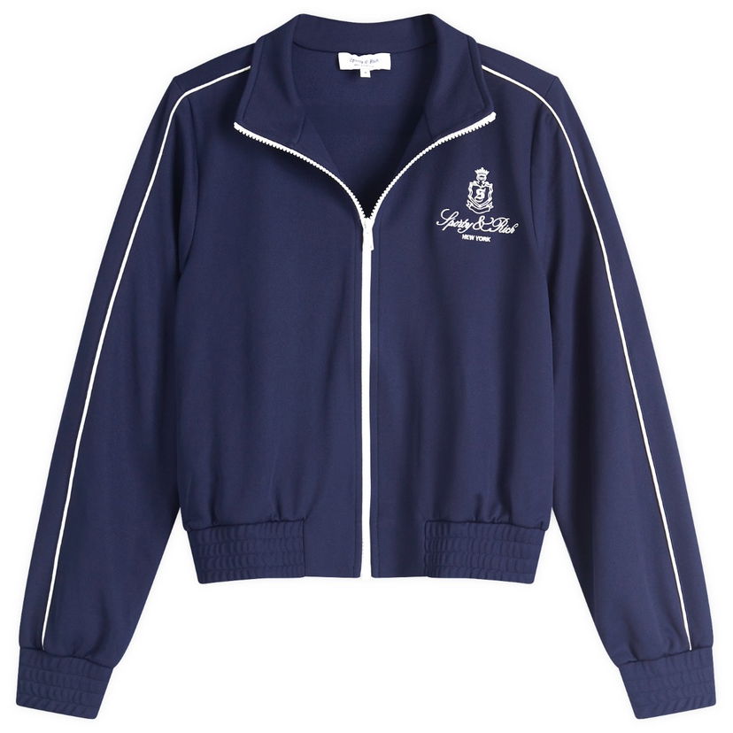 Bomber jakna Sporty & Rich Sporty & Rich Vendome Track Jacket Tamnoplava | JA059508205BL32-WHT