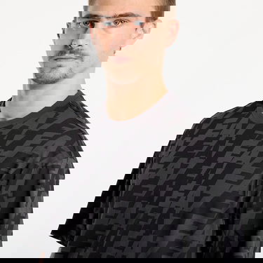 Majica kratkih rukava Emporio Armani T-shirt Train Logo Series Polar Logo All-Over Print Crna | 7M000980AF10378U8117, 1