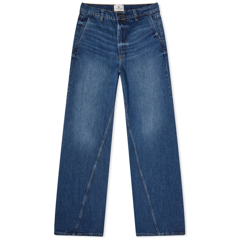Jeans Anine Bing Briley Washed Blue Jeans 30" Plava | A-06-1149-497