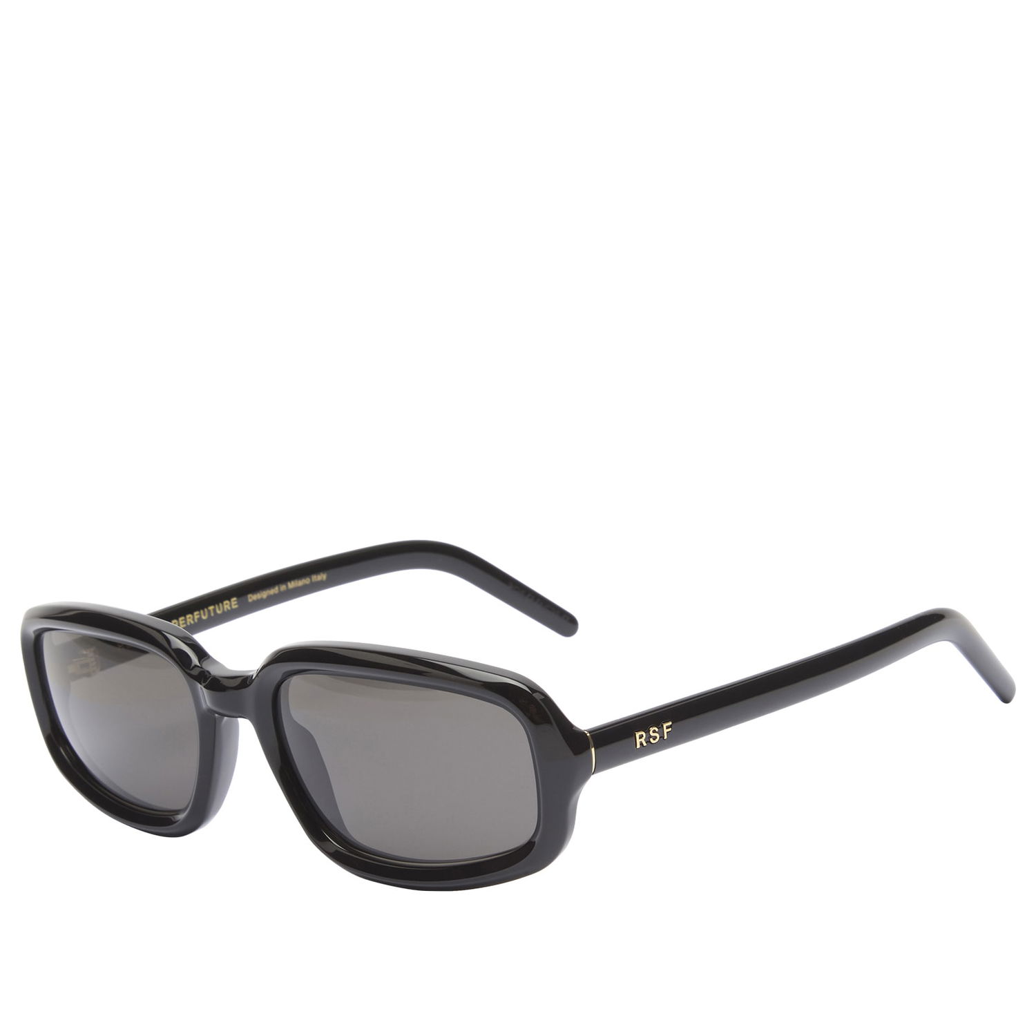 Sunčane naočale RETROSUPERFUTURE Troll Rectangular Frame Sunglasses Crna | 8059026147956, 0