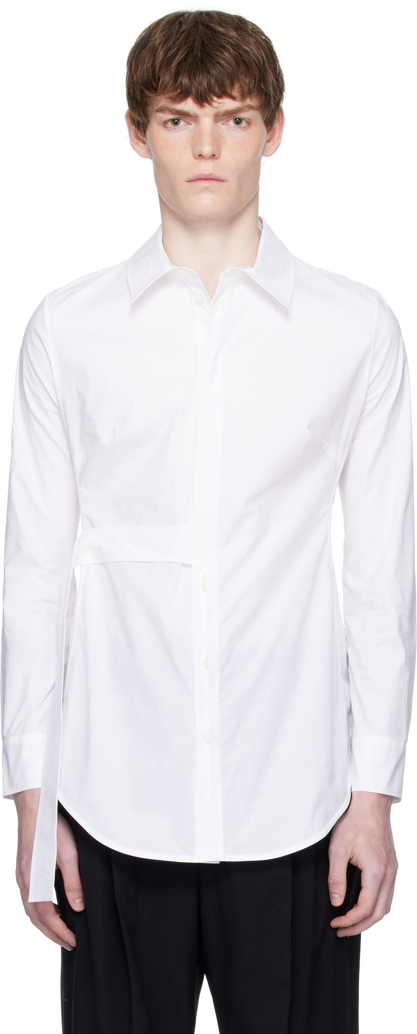 Košulja Jean Paul Gaultier Jean Paul Gaultier Strap Shirt Bijela | 25/03-W-ST028-C071-01