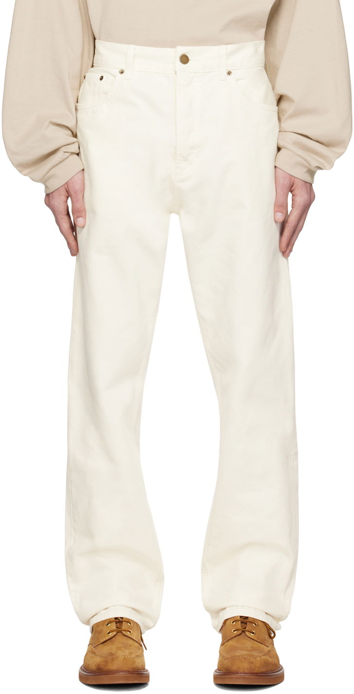 Jeans Fear of God ESSENTIALS 5-Pocket Jeans Bež | 130BT234111F