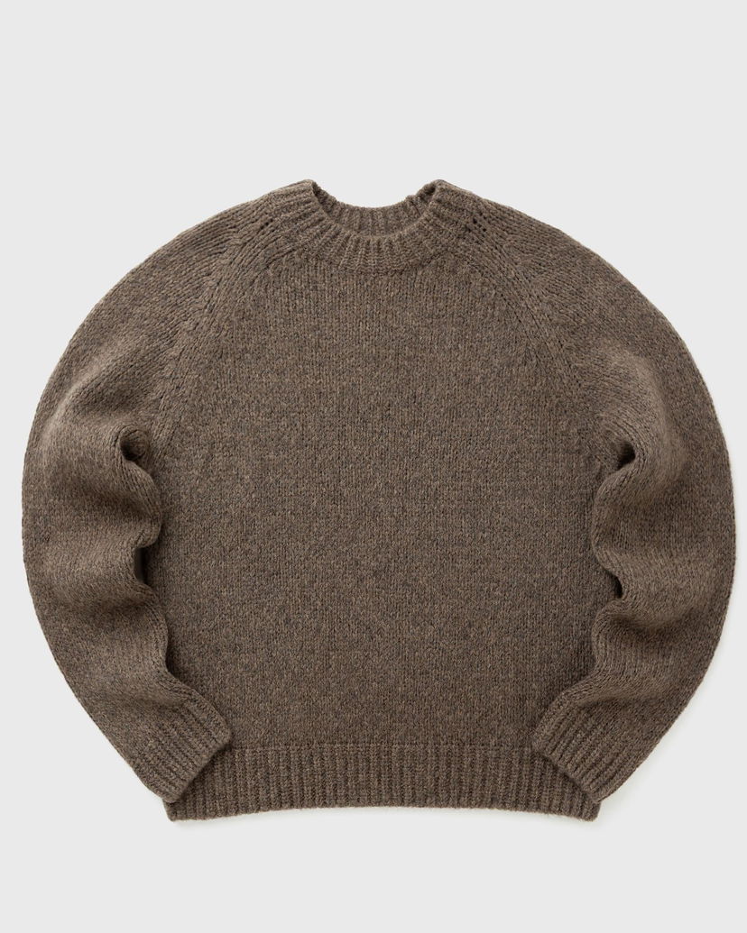 Džemper NORSE PROJECTS Birger Wool Raglan Sweater Smeđa | N45-0657-9023