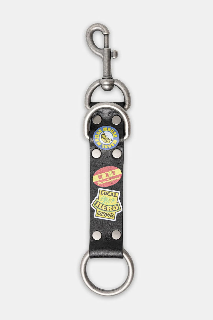 Privjesci za ključeve Martine Rose Martine Rose Bondage Leather Keychain Crna | 1166LP01030