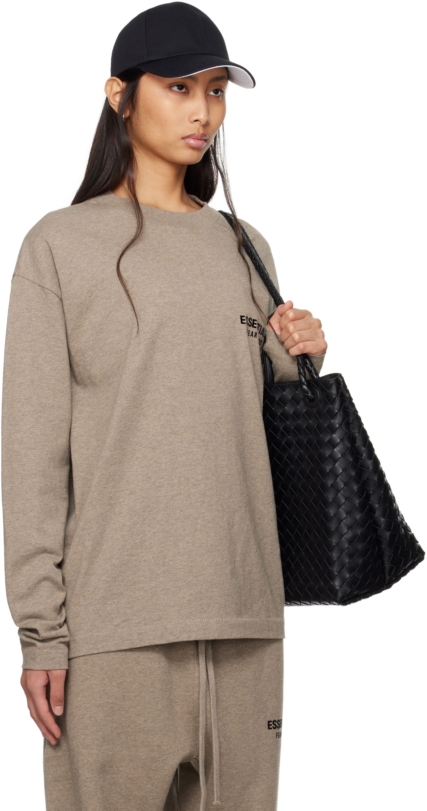 Dukserice Fear of God ESSENTIALS Classic Long Sleeve T-Shirt Siva | 125AS254201F, 1