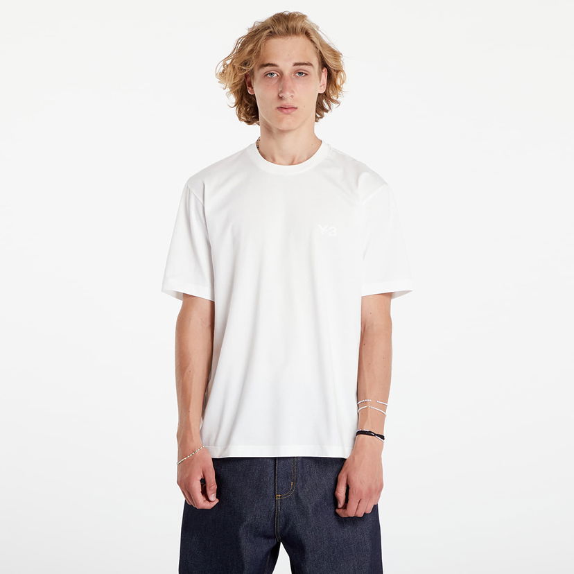 Majica kratkih rukava Y-3 Regular Short Sleeve Tee Core White Bijela | JD9829