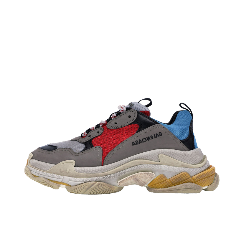 Tenisice i cipele Balenciaga Triple S Grey Red Blue 2018 Siva | 512175 W09O2 4365/533883 W09O2 4365