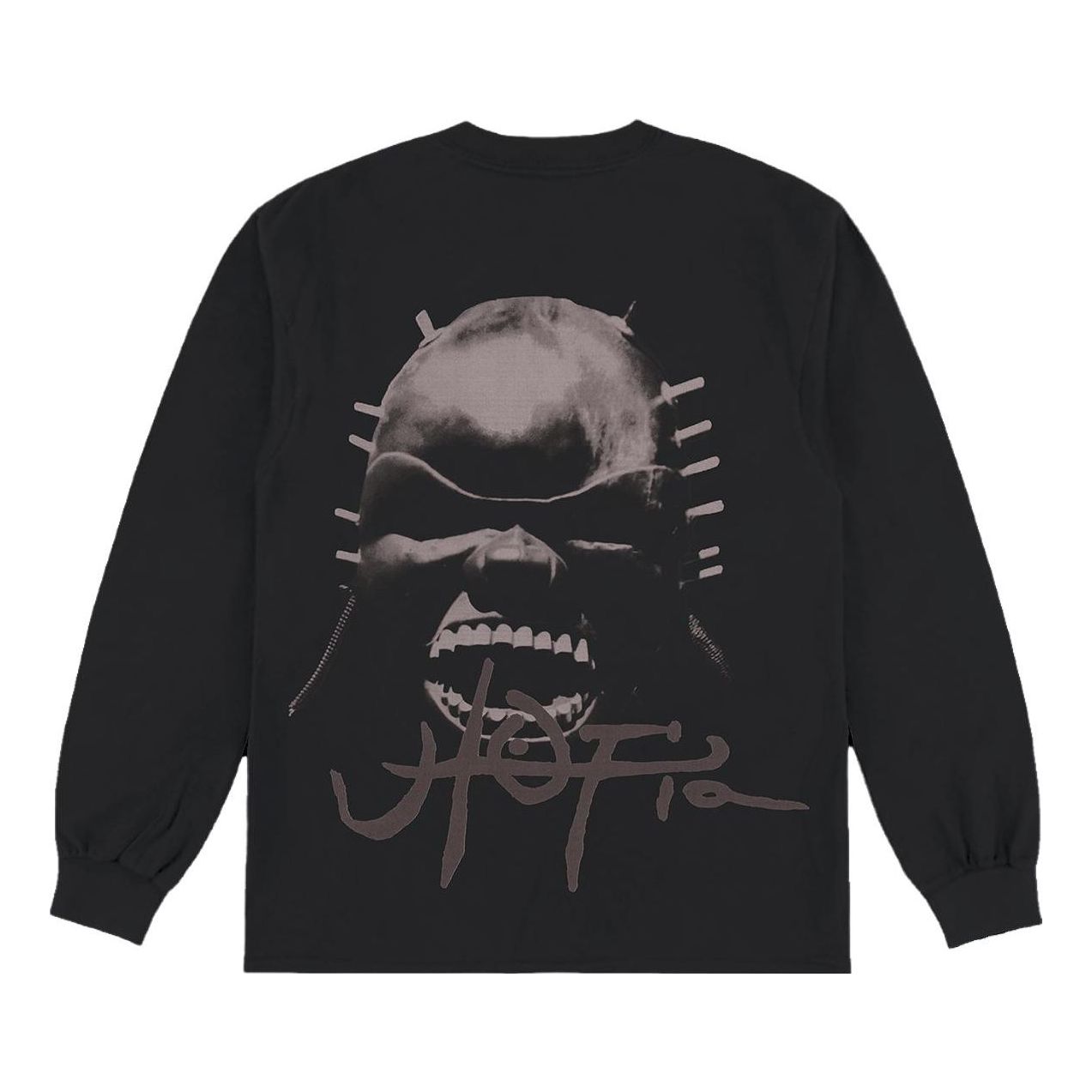 Majica kratkih rukava Cactus Jack by Travis Scott Travis Scott Utopia A1 Long Sleeve T-Shirt Crna | TSUT-BS11, 0