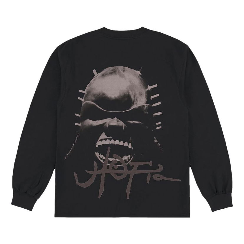 Majica kratkih rukava Cactus Jack by Travis Scott Travis Scott Utopia A1 Long Sleeve T-Shirt Crna | TSUT-BS11