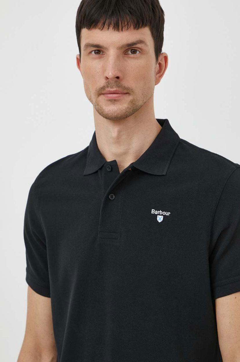Polo majica Barbour Barbour Polo Shirt MML0358 Crna | MML0358