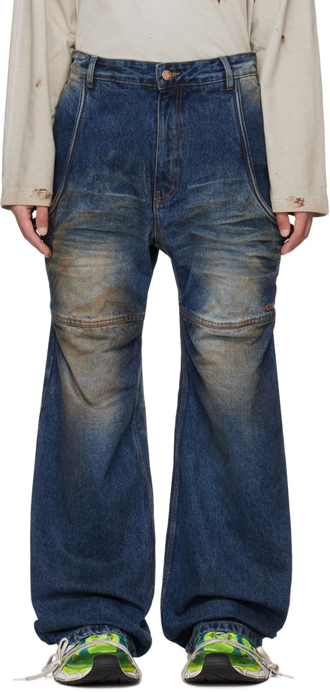Jeans We11done We11done Wire Carpenter Jeans Plava | WD-DP0-24-339-M-NV
