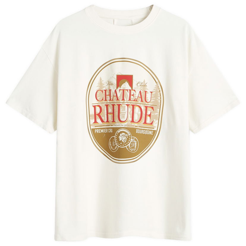 Majica kratkih rukava Rhude Premier Cru T-Shirt Large Bijela | RHFW24TT110120241