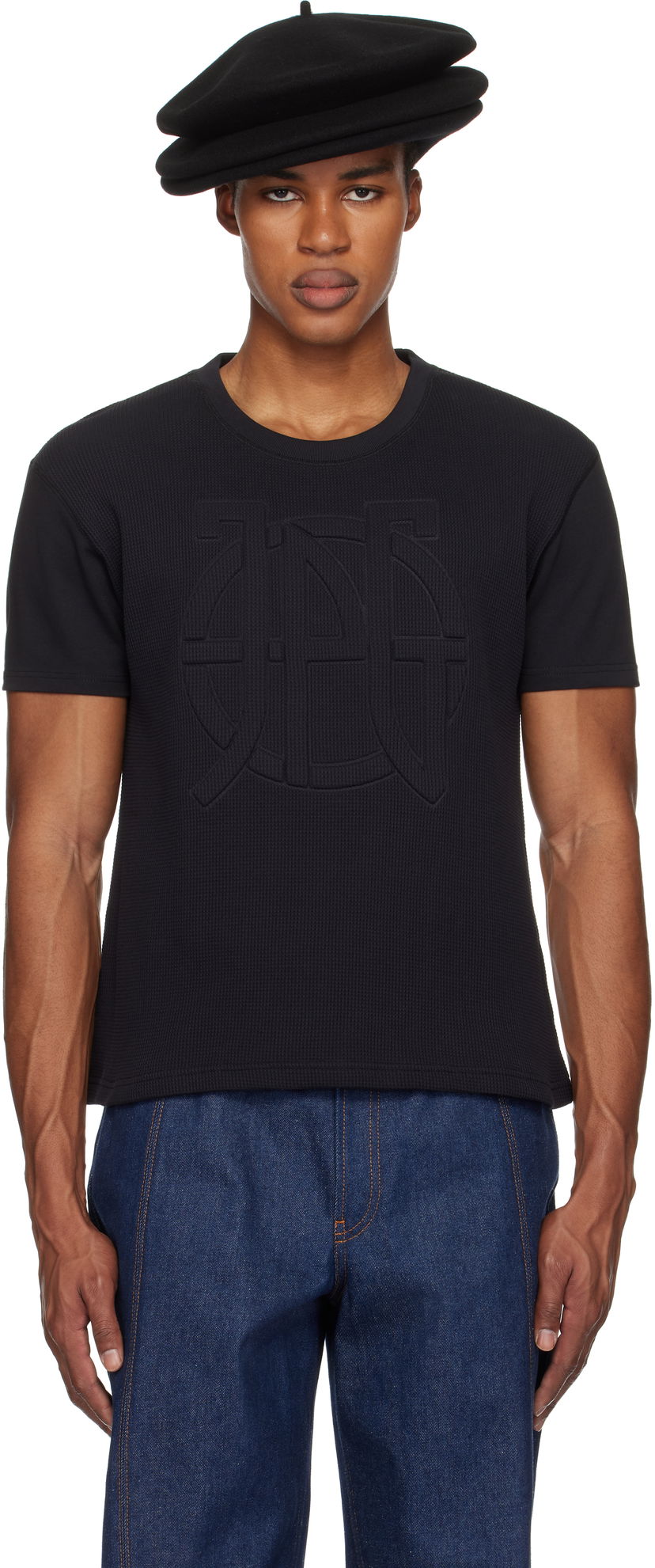 Majica kratkih rukava Jean Paul Gaultier Jean Paul Gaultier Oversized JPG T-Shirt Crna | 25/33-F-TS095E-J071-00