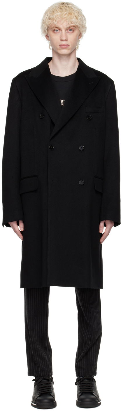 Kaputi Dolce & Gabbana Black Deconstructed Coat Crna | G033FTFU20O