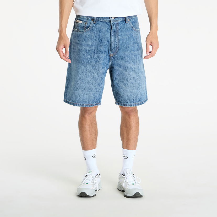 Kratke hlače CALVIN KLEIN Calvin Klein Jeans 90S CK Celtic Sea Denim Shorts Plava | LV04RC722G X6L