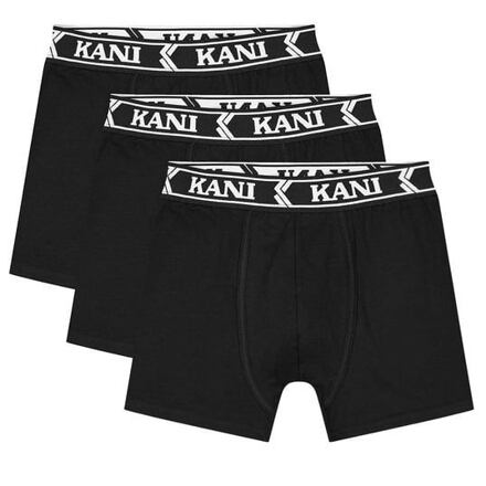 Bokserice Karl Kani Karl Kani Retro Tape 3-Pack Boxer Briefs Crna | PD00008994, 0