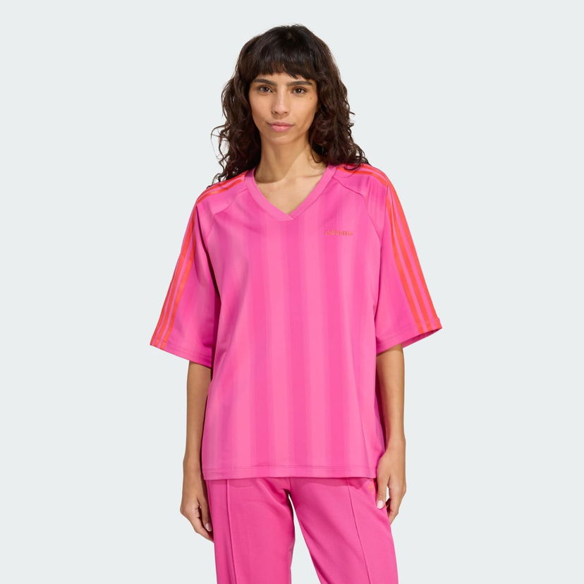 Majica kratkih rukava adidas Performance Linear Logo Relaxed Fit T-Shirt Ružičasta | JW6021