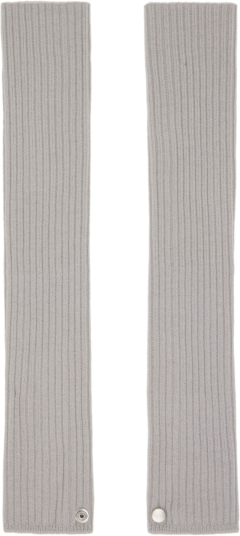 Rukavice Rick Owens Rick Owens Concordians Rasato Knit Arm Warmers Siva | RP02E4488 M