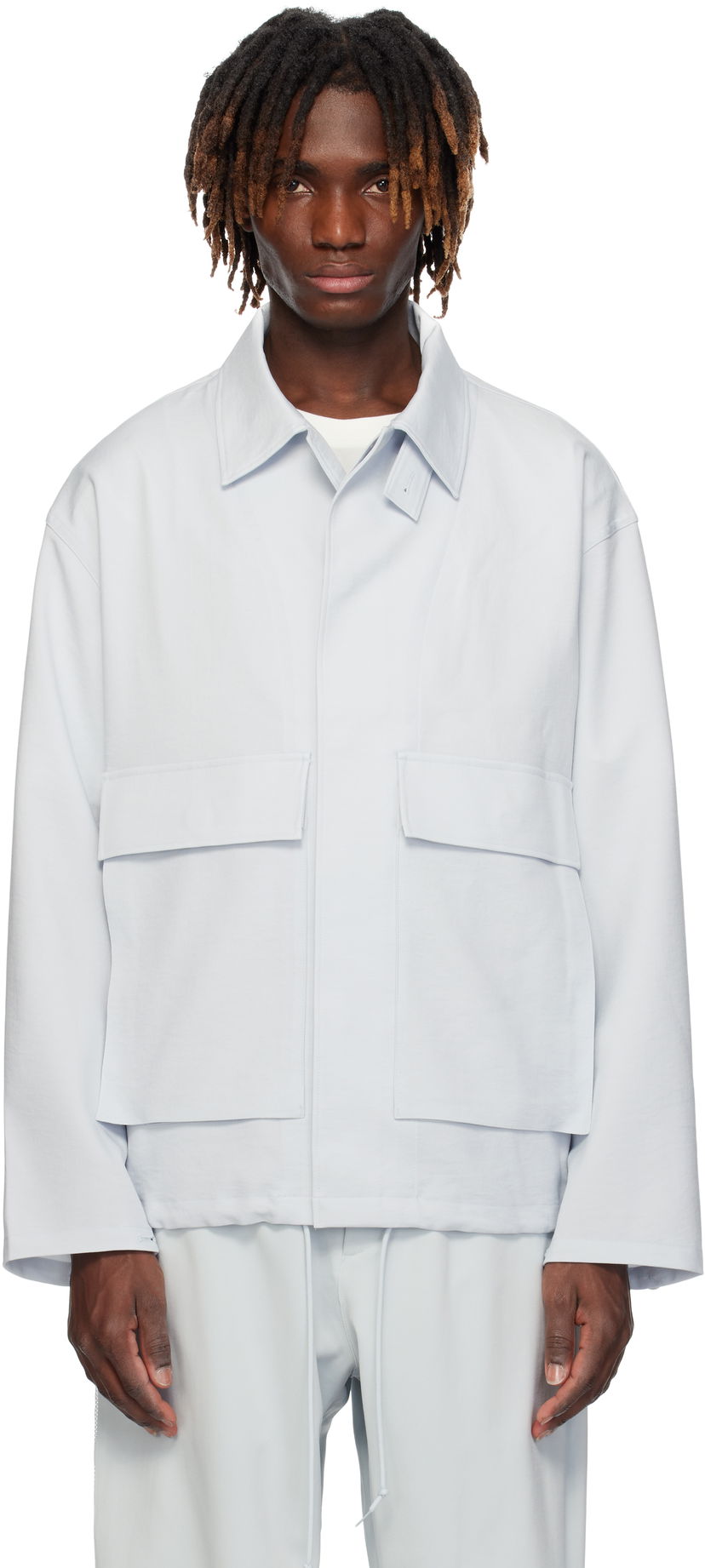 Jakna Y-3 Y-3 Sport Uniform Coach Jacket Plava | JM7798