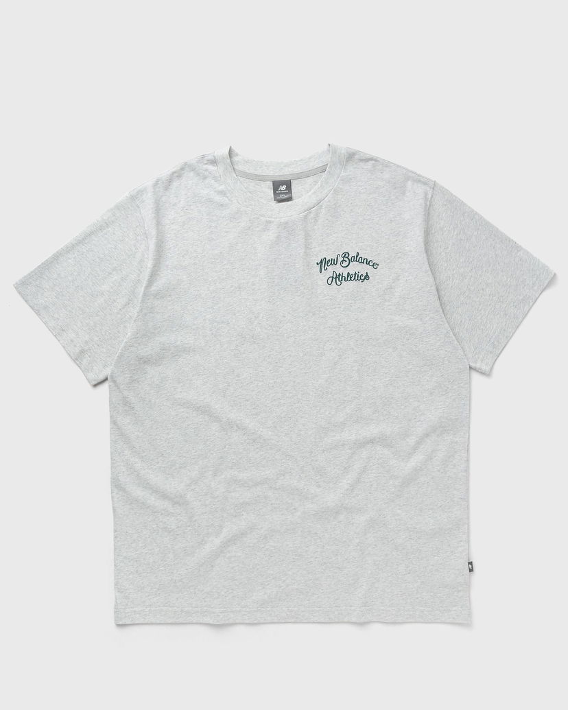 Majica kratkih rukava New Balance Athletics Relaxed League Tee Siva | MT43556-AHH