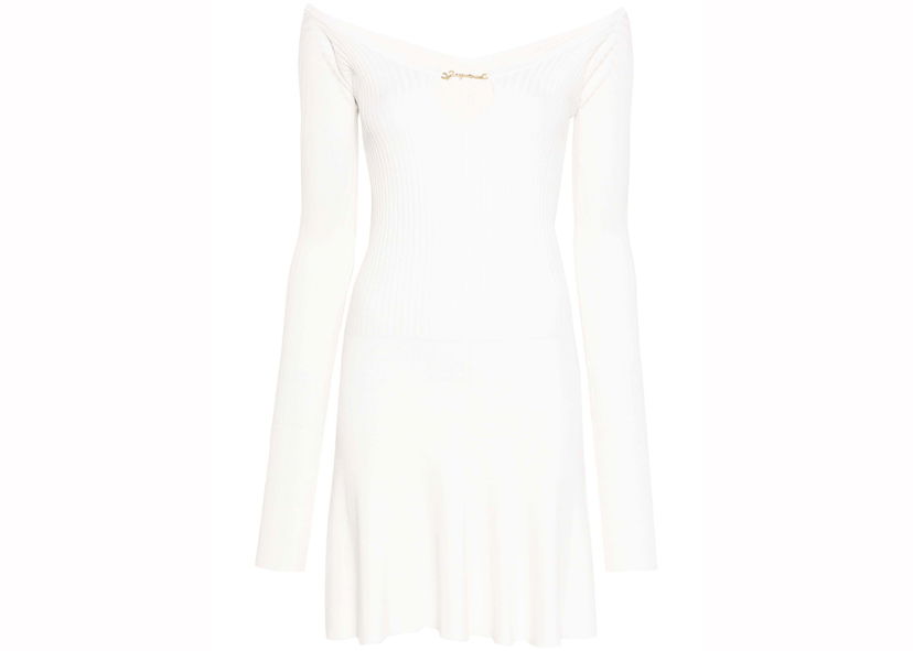Haljina Jacquemus Jacquemus Mini Pralu Dress Bijela | 241KN356-2358