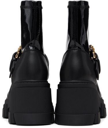 Tenisice i cipele Versace Sophie Baroque Buckle Boots Crna | E79VA3S80_EZSC73, 1