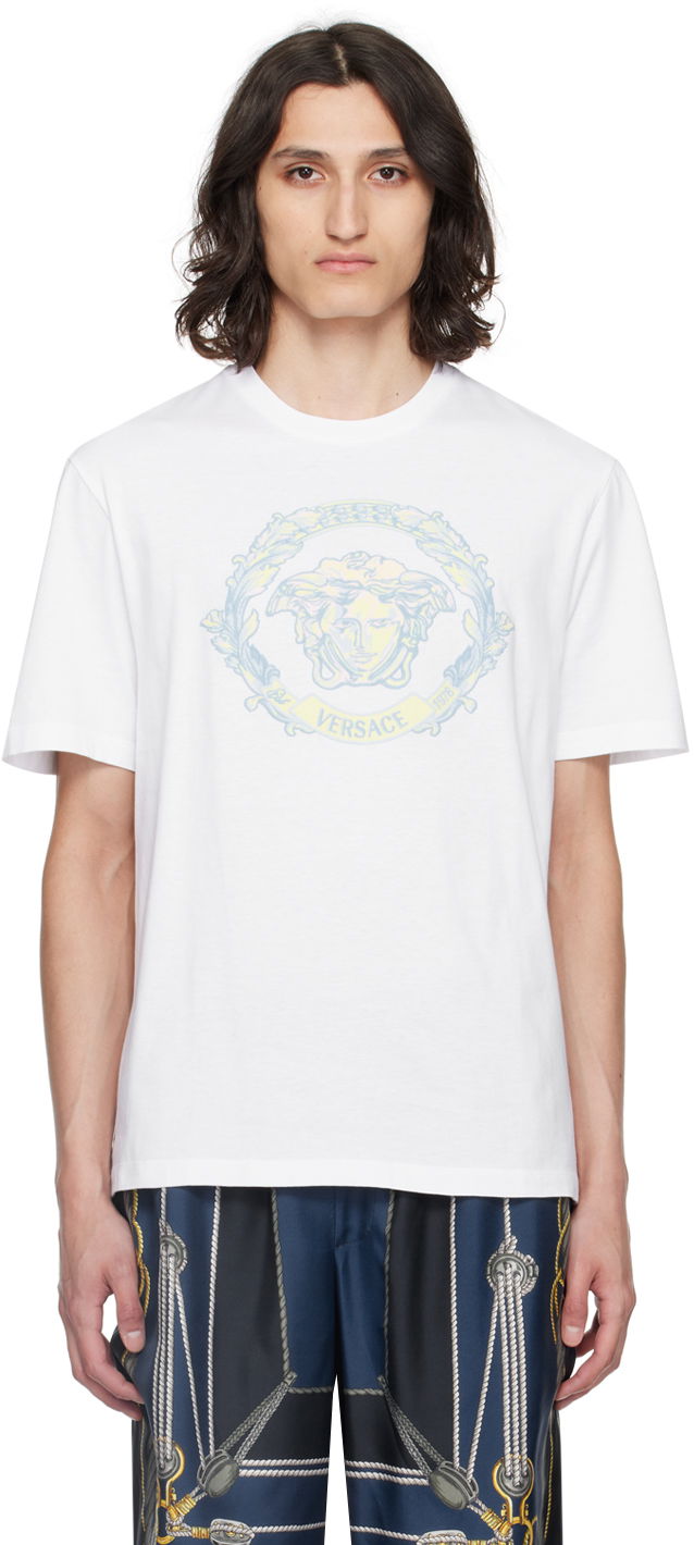 Majica kratkih rukava Versace White Medusa T-Shirt Bijela | 1013302_1A10687
