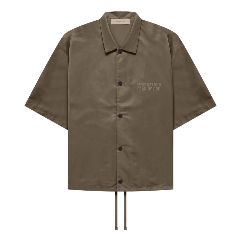 Košulja Fear of God Essentials Nylon Shirt Zelena | FOG-FW22-746