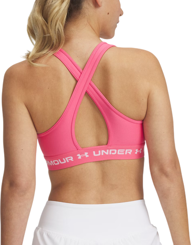 Grudnjak Under Armour Crossback Mid Sports Bra Ružičasta | 1361034-672, 1
