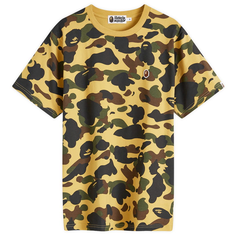 Majica kratkih rukava BAPE 1st Camo One Point Tee Žuta | 001CSK801006M-YEL
