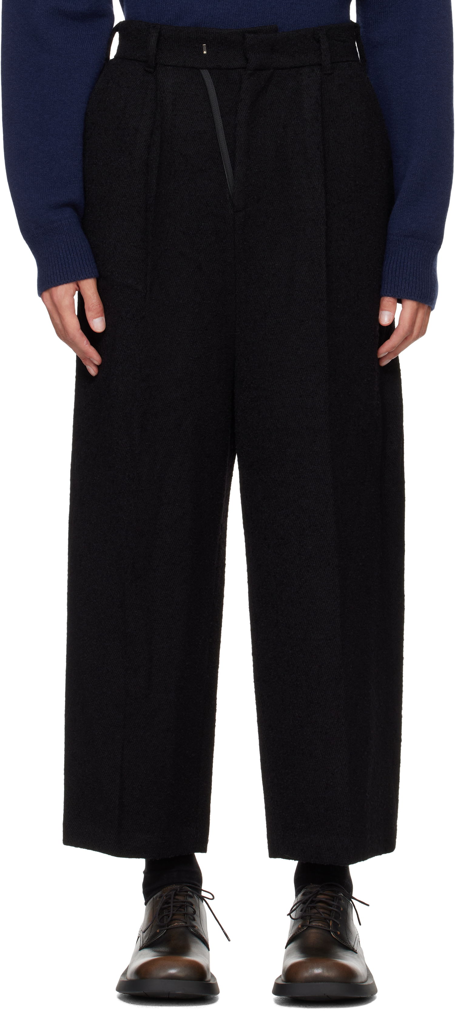 Hlače ADER ERROR Brushed Trousers Crna | BN01FWSA0210BK, 0