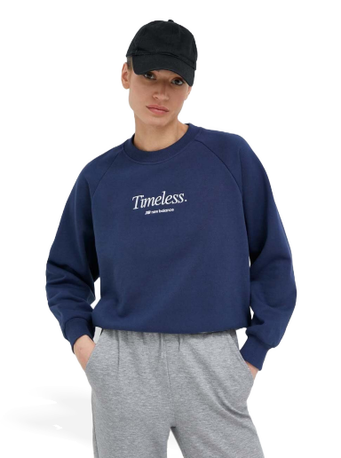 Dukserice New Balance Cotton Hoodie Tamnoplava | WT31557NNY
