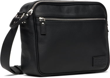 Torba za rame Maison Margiela MM6 Maison Margiela Leather Messenger Bag Crna | SB6ZH0025 P8326, 1