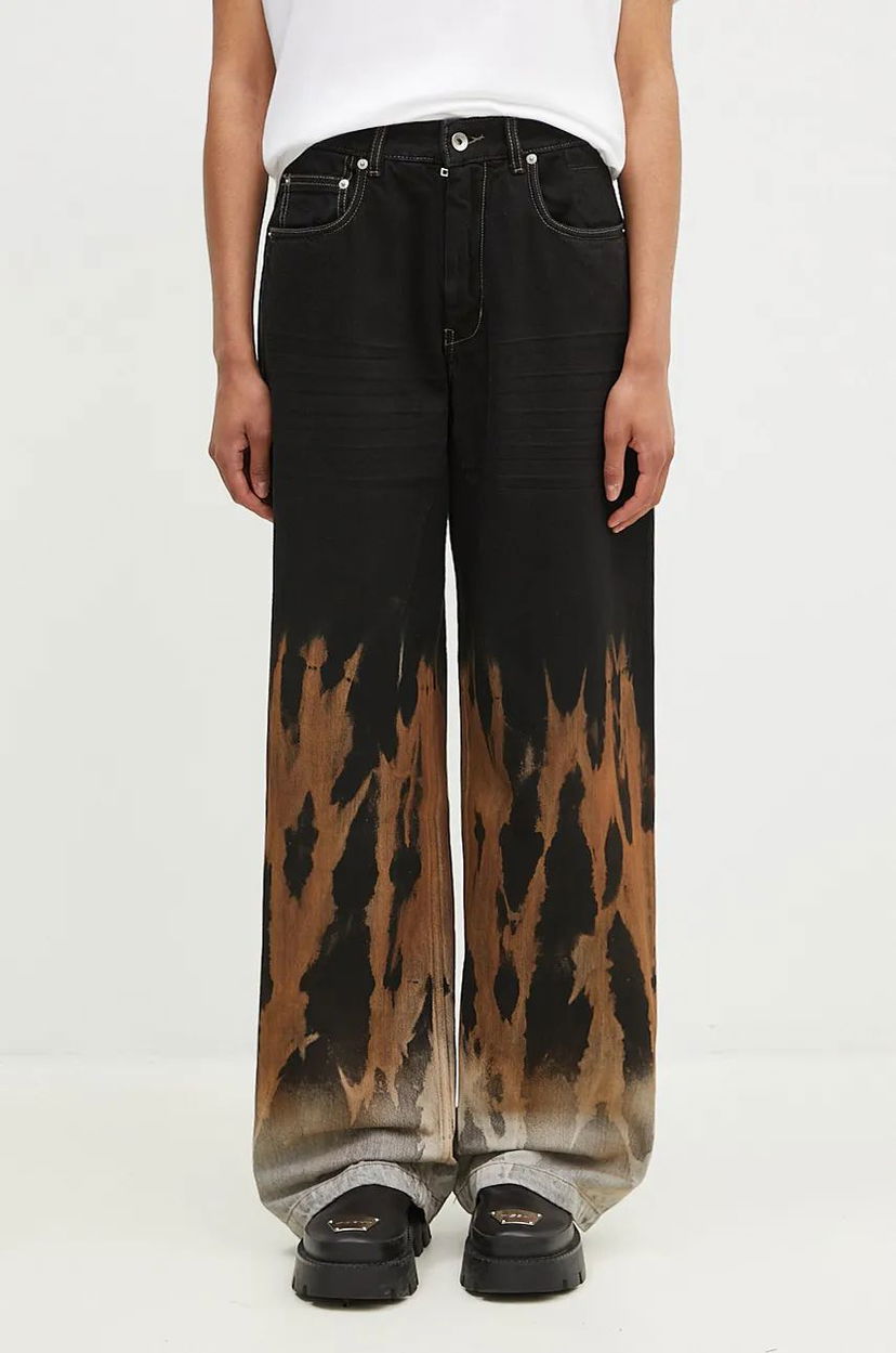 Jeans Rick Owens Geth High Waist Jeans Crna | DS02D2305.BSUN