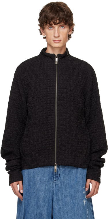 Dukserice ADER ERROR Ruga Product. 14 Black Zip-Up Jacket Crna | BN01FWJK0114BK, 0