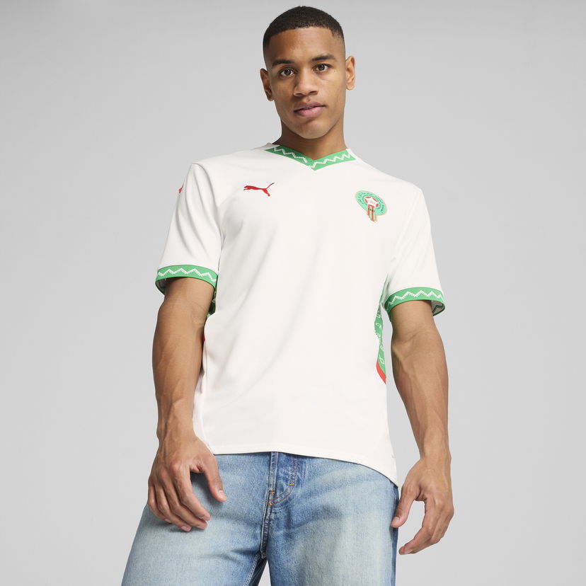Majica kratkih rukava Puma Morocco 2025 Away Jersey Bijela | 777706_02