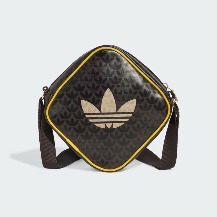 Torba za rame adidas Performance Monogram Diamond-Shaped Bag Smeđa | JD5374