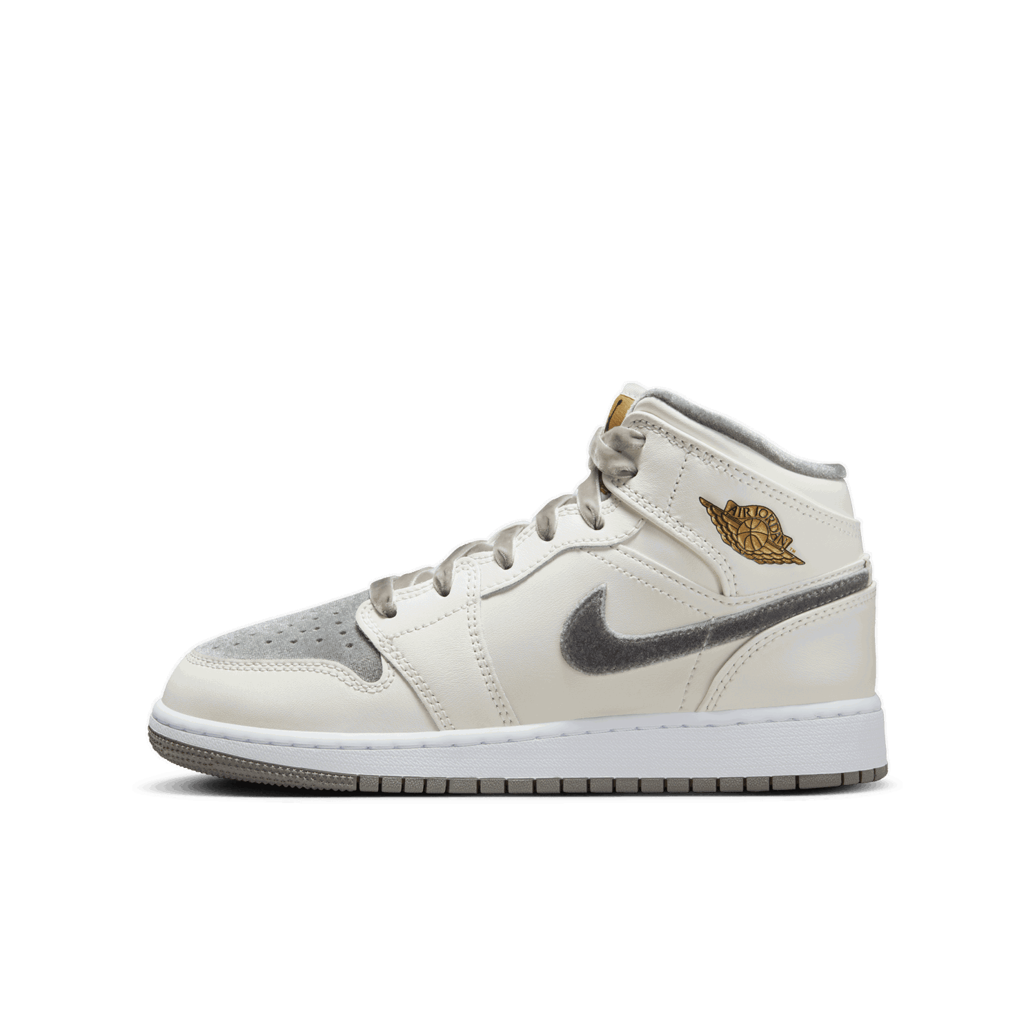 Tenisice i cipele Jordan Air Jordan 1 Mid SE "Velvet Toe" GS Bijela | FB9899-100, 0