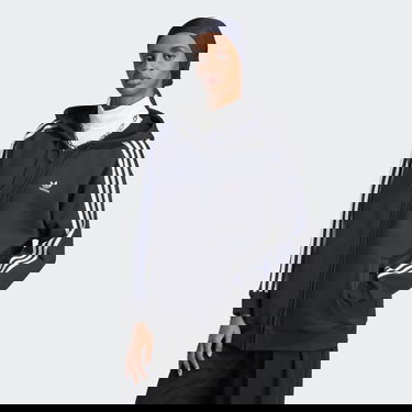 Dukserice adidas Originals Adicolor Classics 3-Stripes Full-Zip Hoodie Crna | IK0438, 1