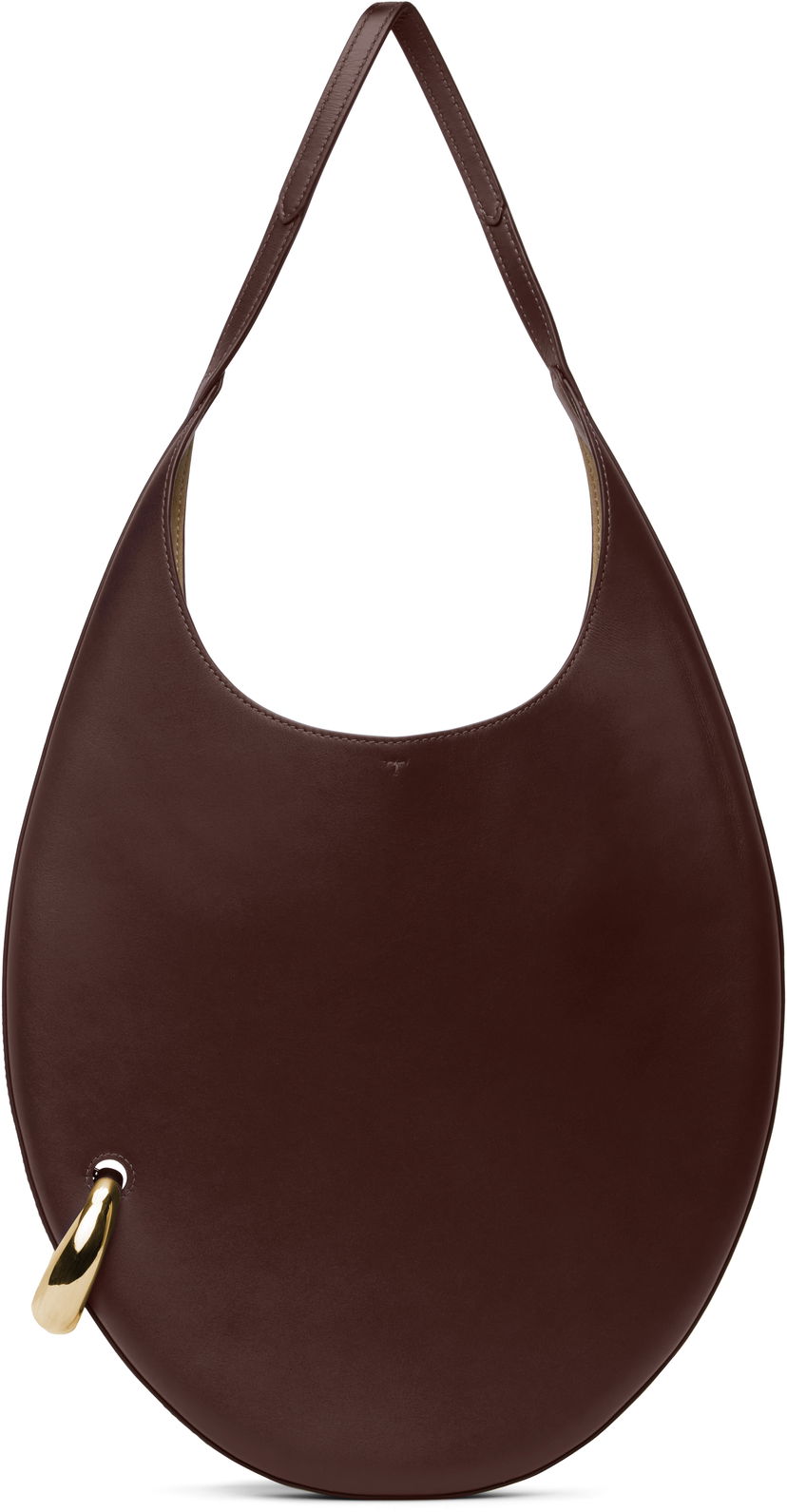 Ručna torbica Tory Burch Tory Burch Pierced Hobo Bag Tamnocrvena | 175241-200