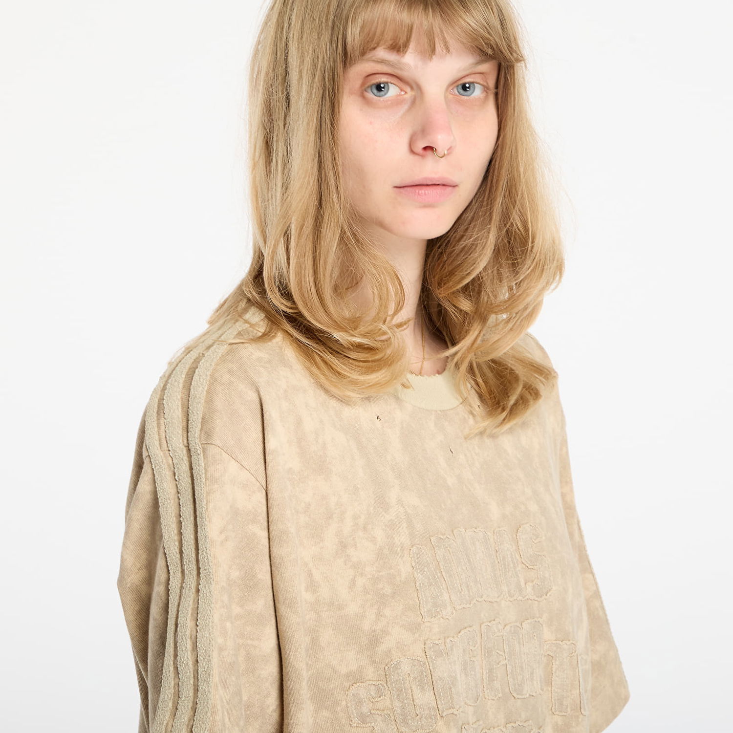 Majica kratkih rukava adidas Originals Short Sleeve T-Shirt x SONG FOR THE MUTE Bež | KC2753, 1