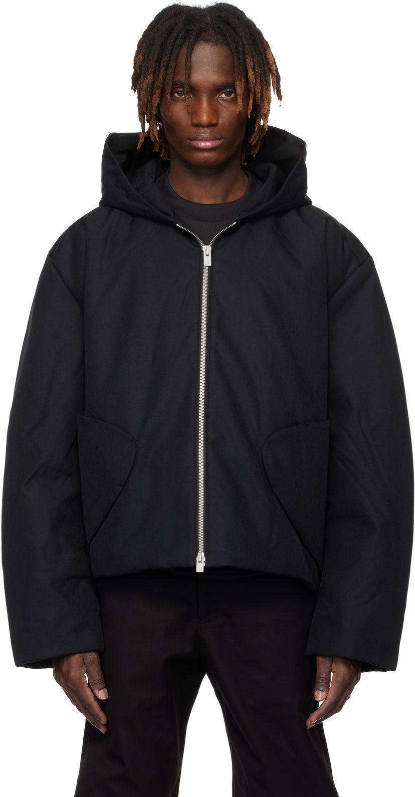 Pernata jakna HELIOT EMIL Heliot Emil Avalanche Hooded Puffer Jacket Crna | PRESS25_M_02_148_BLK01