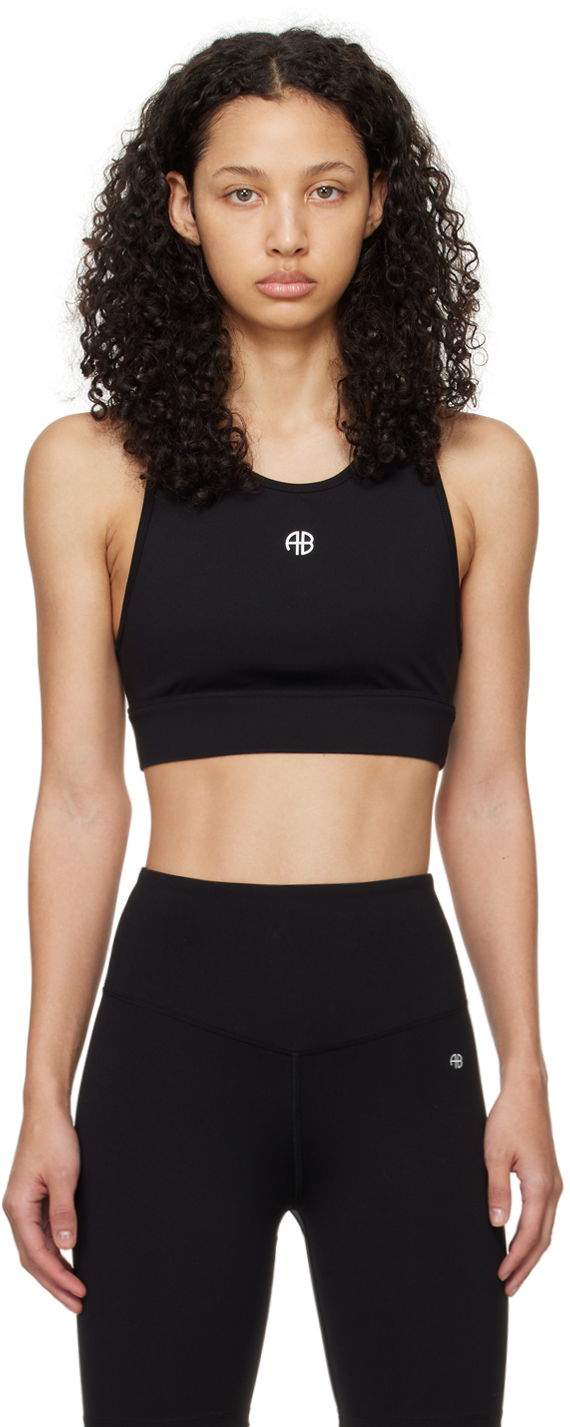 Grudnjak Anine Bing Blair Black Sports Bra Crna | S-10-0071-000