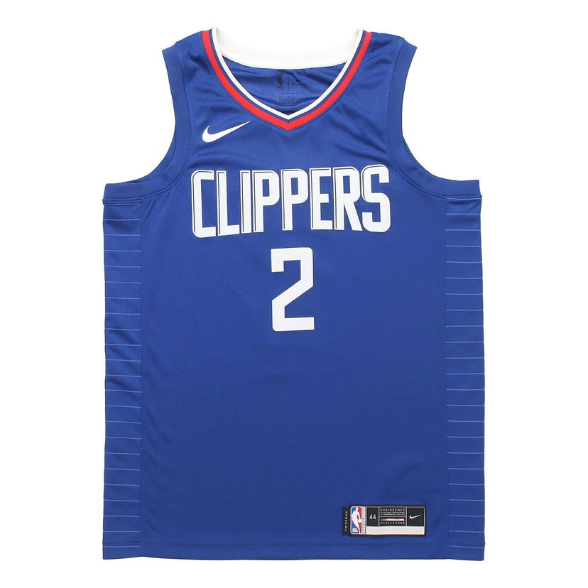 Dres Nike NBA Los Angeles Clippers Leonard #2 Basketball Jersey Swingman Fan Edition Plava | CW3668-402