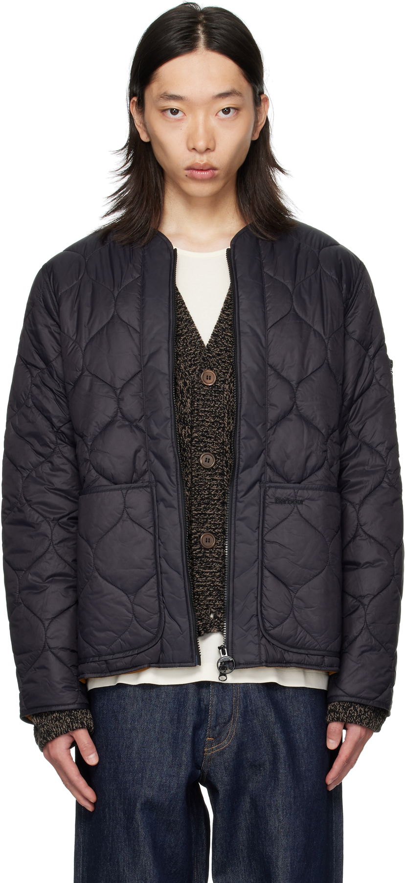 Jakna Barbour Barbour Re-Engineered Utility Liddesdale Quilted Jacket Crna | MQU1856BK11