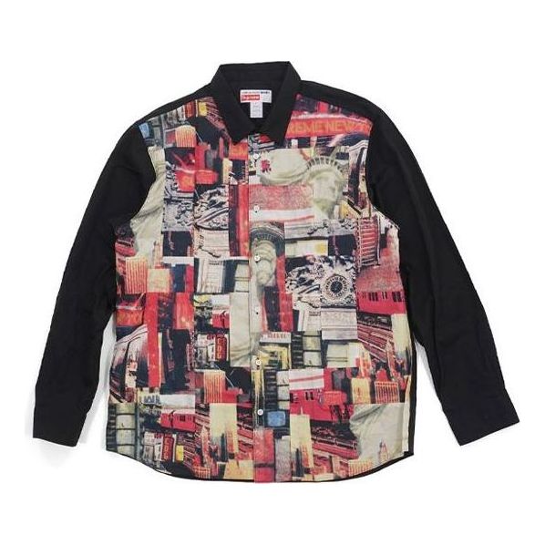 Košulja Supreme Patchwork Button-Up Shirt by Comme des Garcons Višebojno | SUP-FW18-408