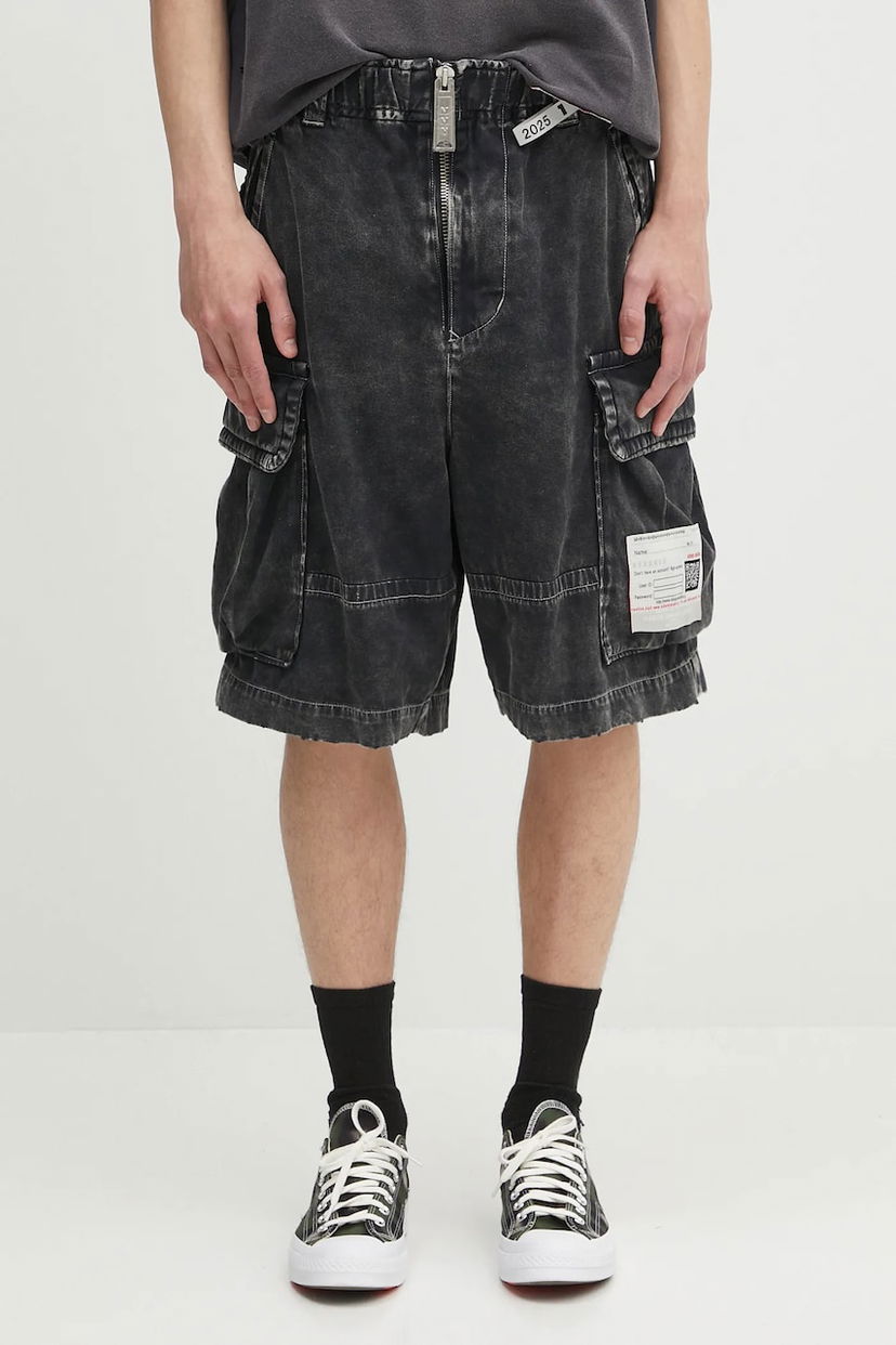 Kratke hlače Maison MIHARA YASUHIRO Maison MIHARA YASUHIRO Amateur Sewn Cargo Shorts Crna | A14PT054
