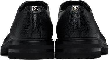 Tenisice i cipele Dolce & Gabbana Grained Leather Lace-Up Altavilla Derbys with Chunky Sole Crna | A10852A9P45, 1