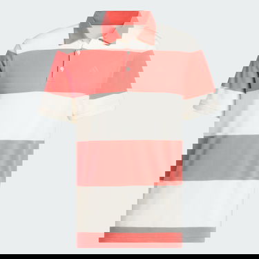 Polo majica adidas Performance Colorblock Rugby Stripe Polo Shirt Narančasta | IU4357, 2