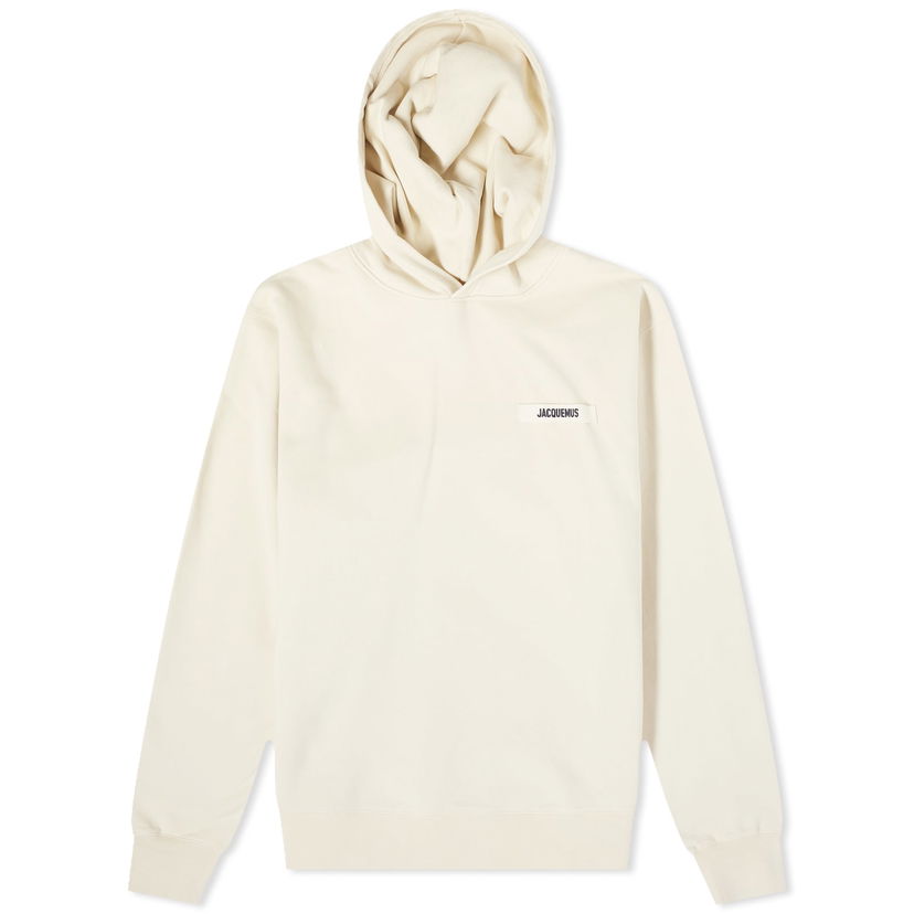 Dukserice Jacquemus Gros Grain Logo Hoodie Bež | 24E245JS247-2036-150